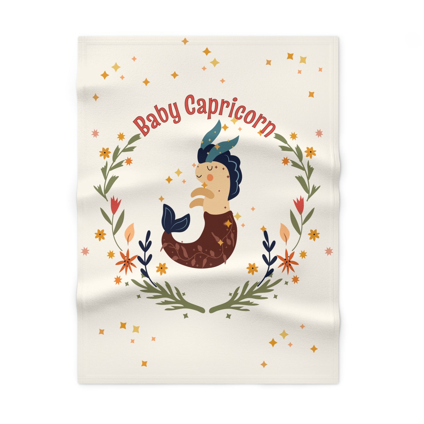 Baby Capricorn Soft Fleece Baby Blanket