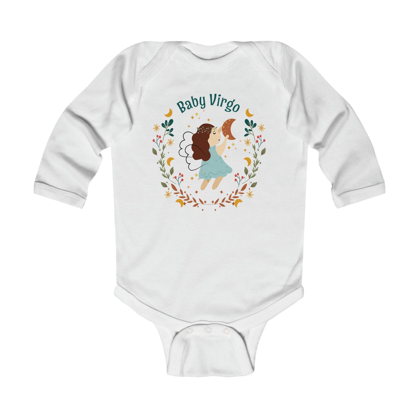 Baby Virgo Long Sleeve Bodysuit