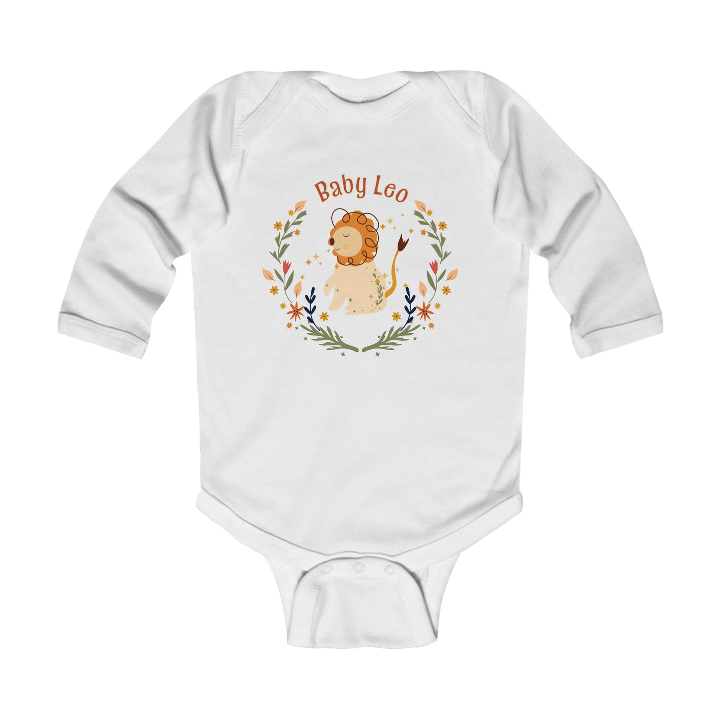 Baby Leo Long Sleeve Bodysuit