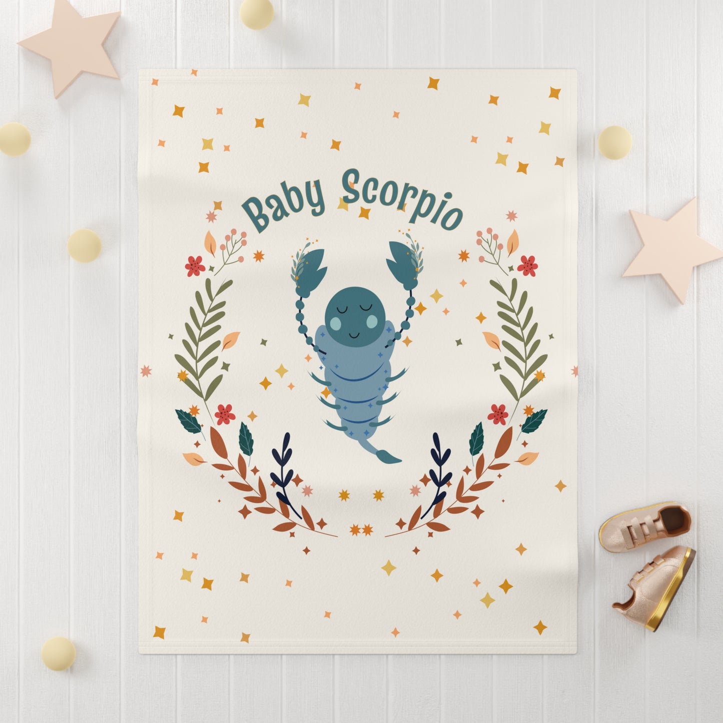 Baby Scorpio Soft Fleece Baby Blanket