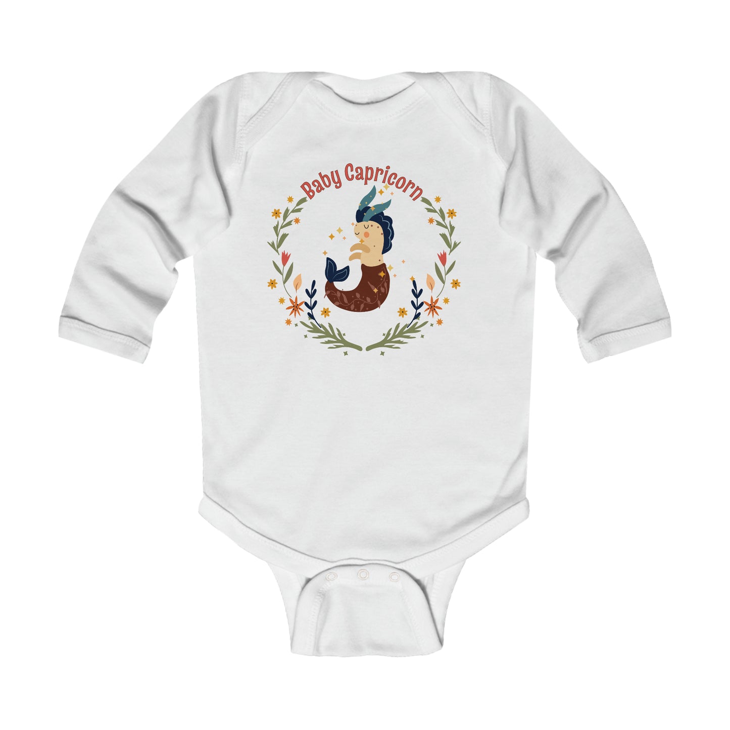 Baby Capricorn Long Sleeve Bodysuit