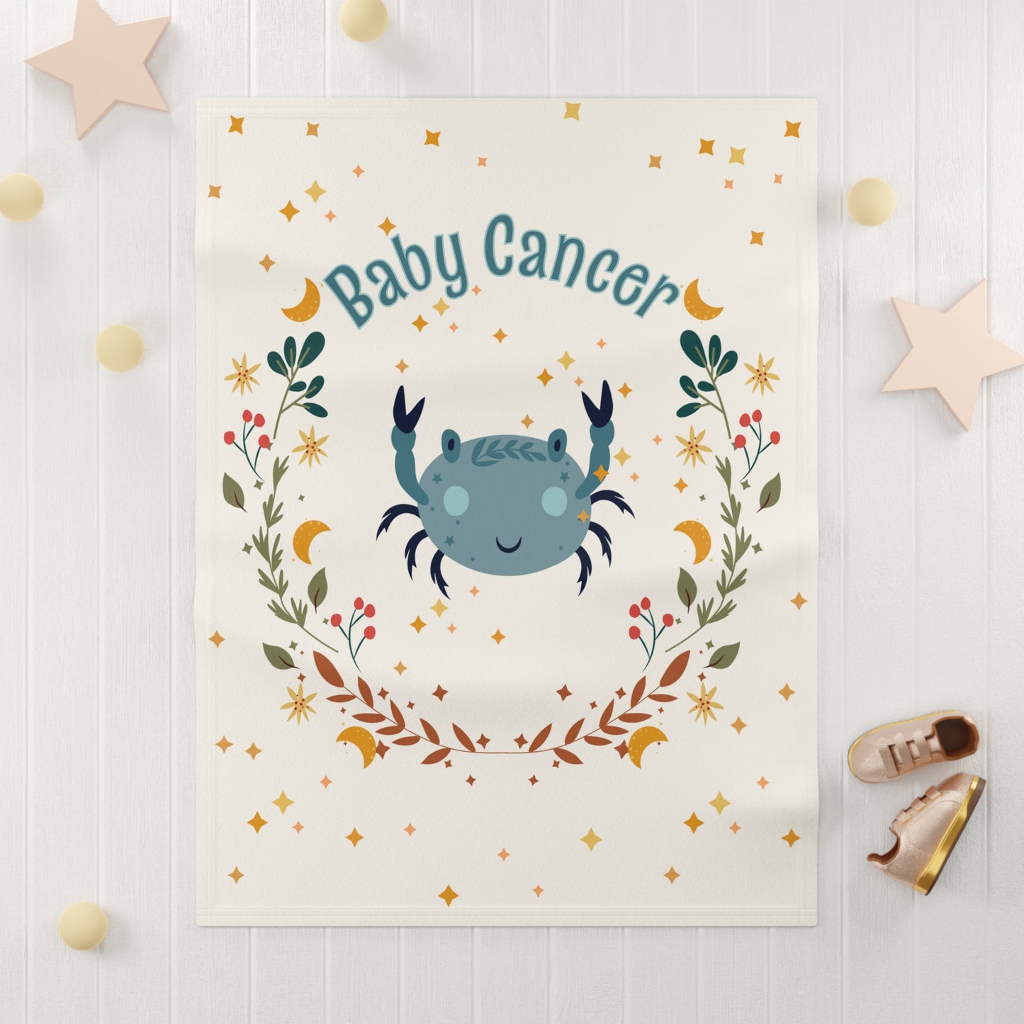 Baby Cancer Soft Fleece Baby Blanket