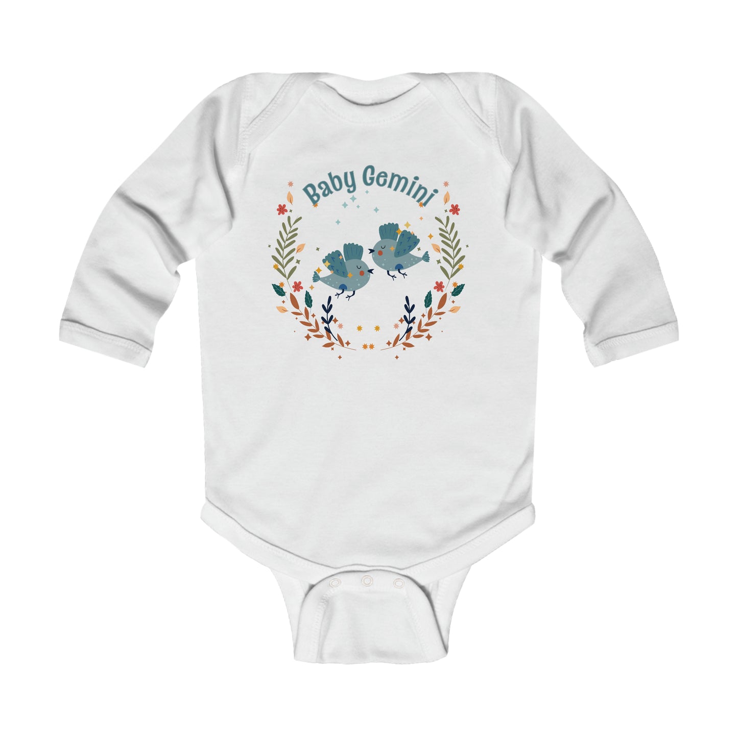 Baby Gemini Long Sleeve Bodysuit