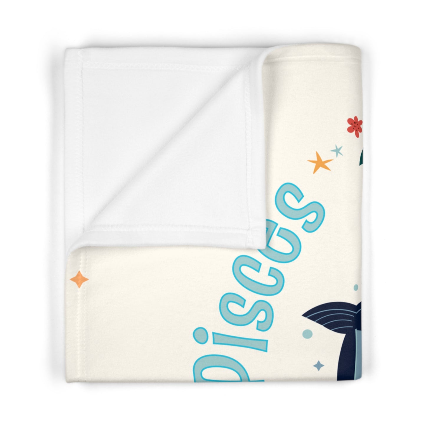 Baby Pisces Soft Fleece Baby Blanket