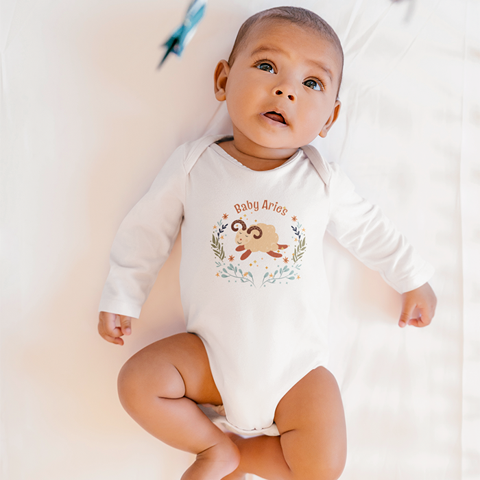 Baby Aries Long Sleeve Bodysuit