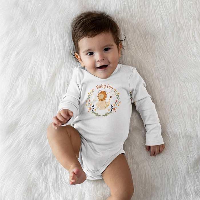 Baby Leo Long Sleeve Bodysuit