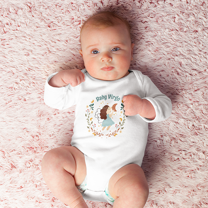 Baby Virgo Long Sleeve Bodysuit