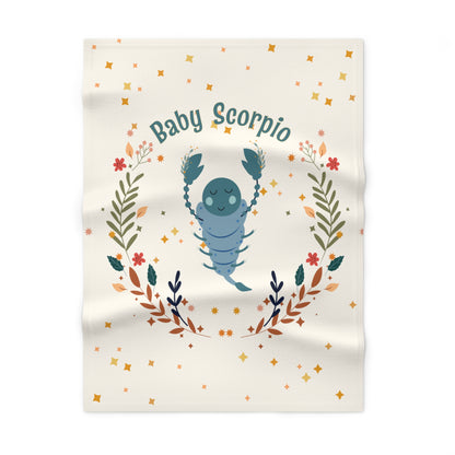 Baby Scorpio Soft Fleece Baby Blanket