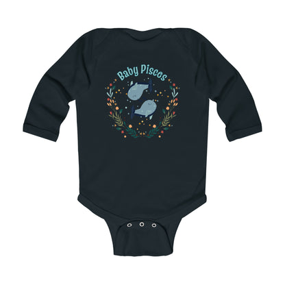Baby Pisces Long Sleeve Bodysuit