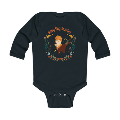 Baby Sagittarius Long Sleeve Bodysuit