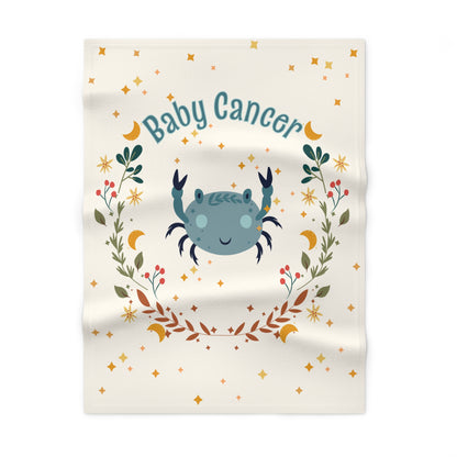 Baby Cancer Soft Fleece Baby Blanket