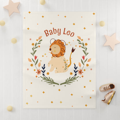 Baby Leo Soft Fleece Baby Blanket